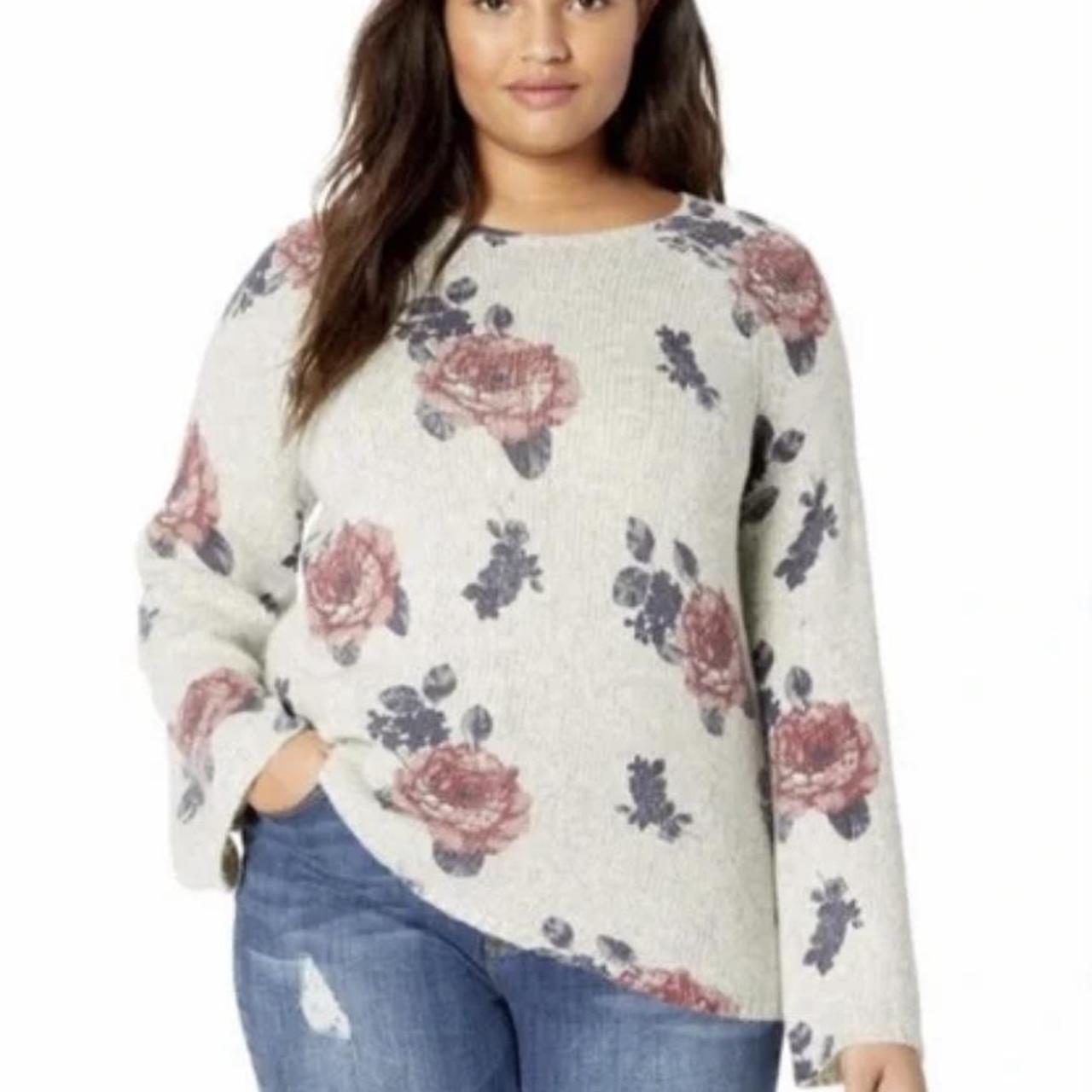 Lucky brand hot sale floral sweater