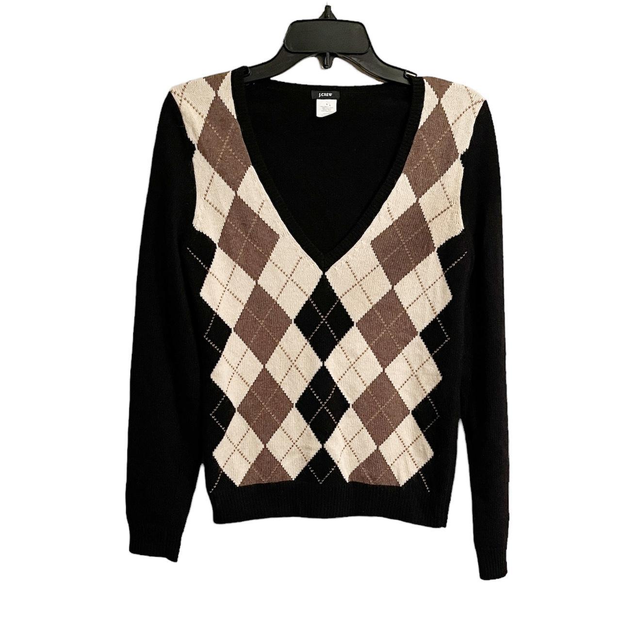 J crew shop argyle sweater