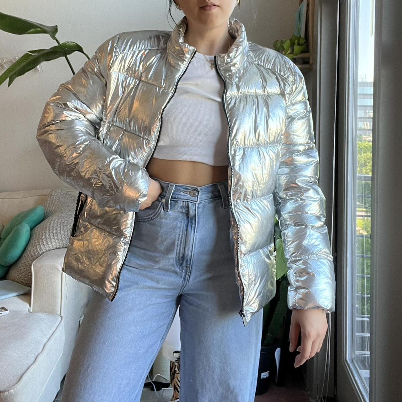 Marc New York Women S Silver Jacket Depop