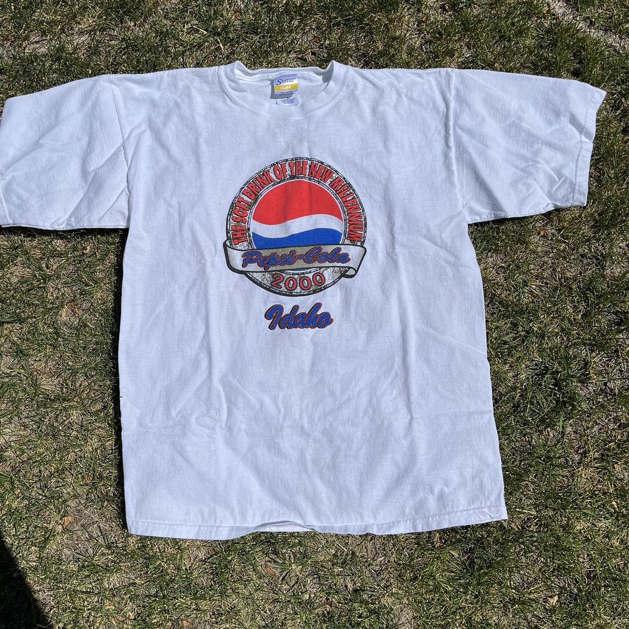 Vintage Pepsi-Cola Tee Size: XL 21W, 28L #vintage... - Depop