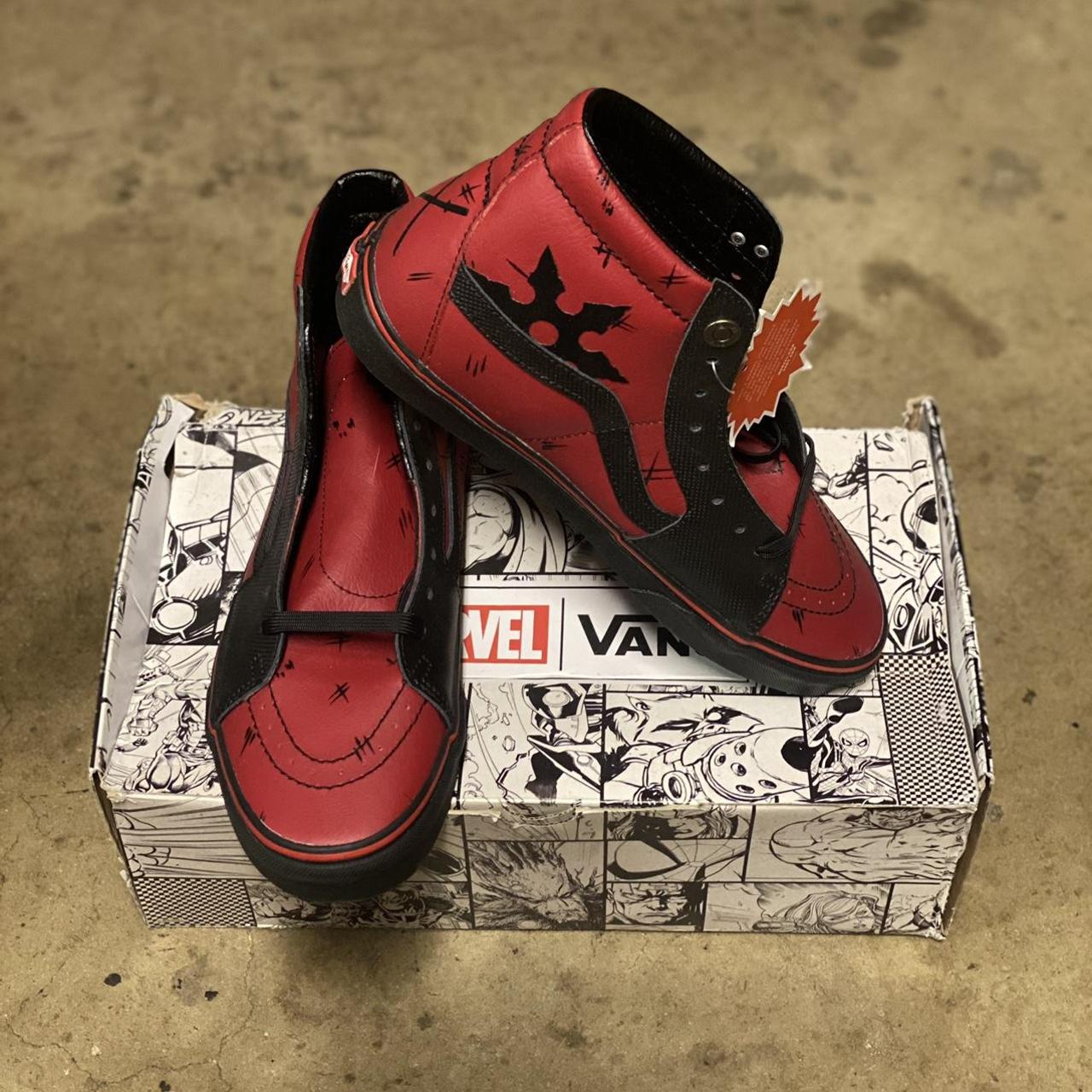 Vans clearance sk8 deadpool