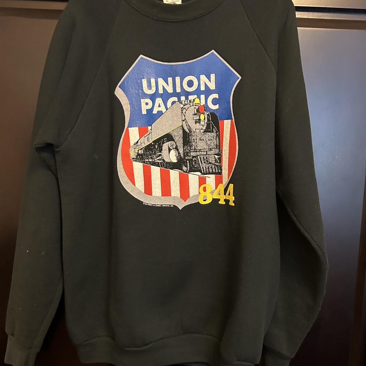 Vintage Union outlets Pacific Railroad Sweater