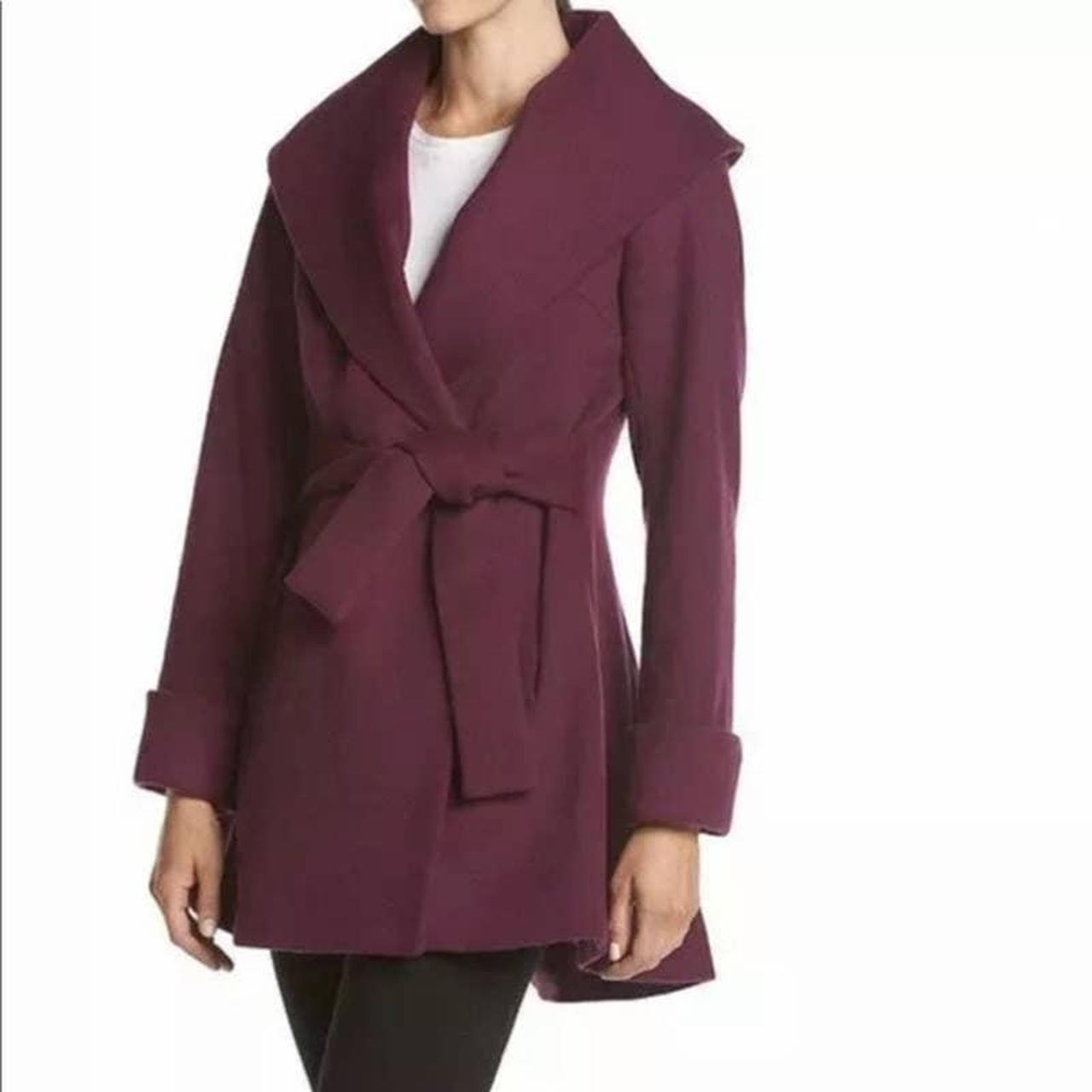 Trina turk wrap outlet coat