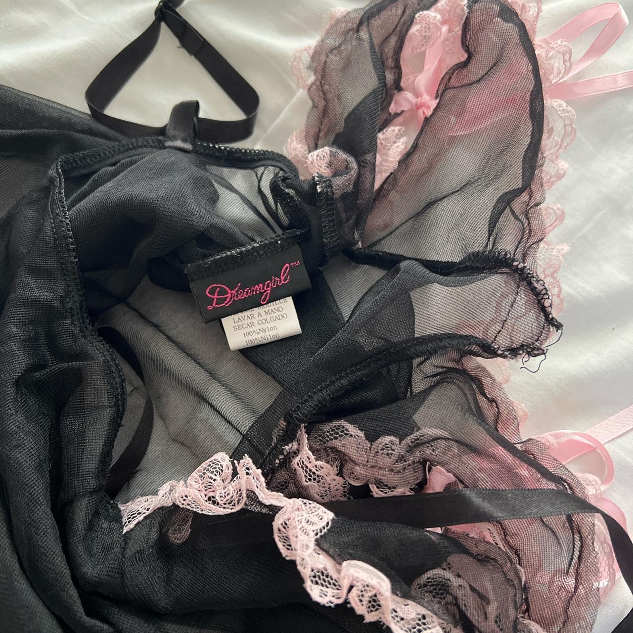 Dreamgirl Women's Pink and Black Underwear (5)