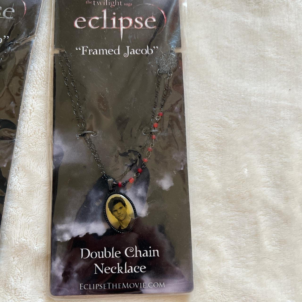  Twilight Eclipse Double Chain Charm Necklace (Team