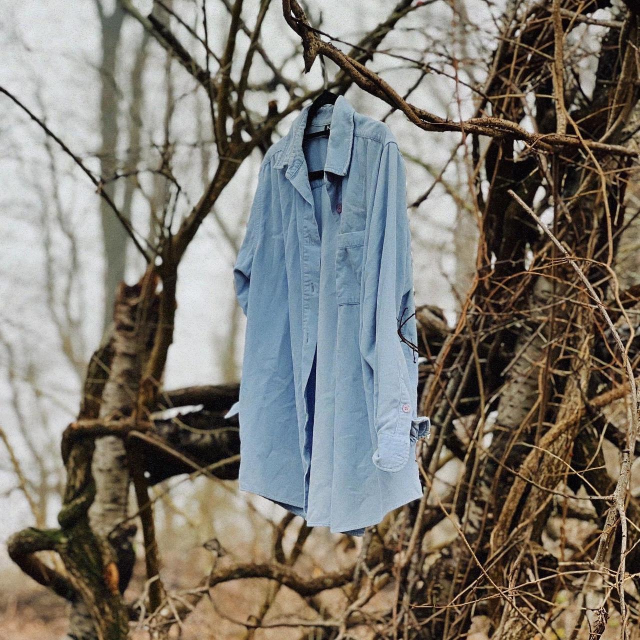 Light Blue Corduroy Button Down