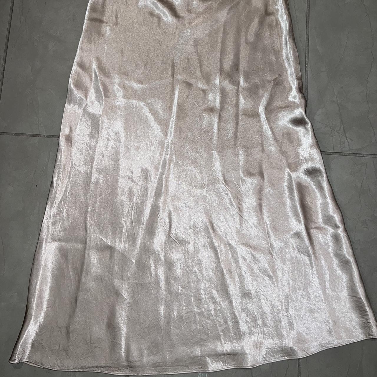 Vince Women's Silver and Gold Skirt (2)