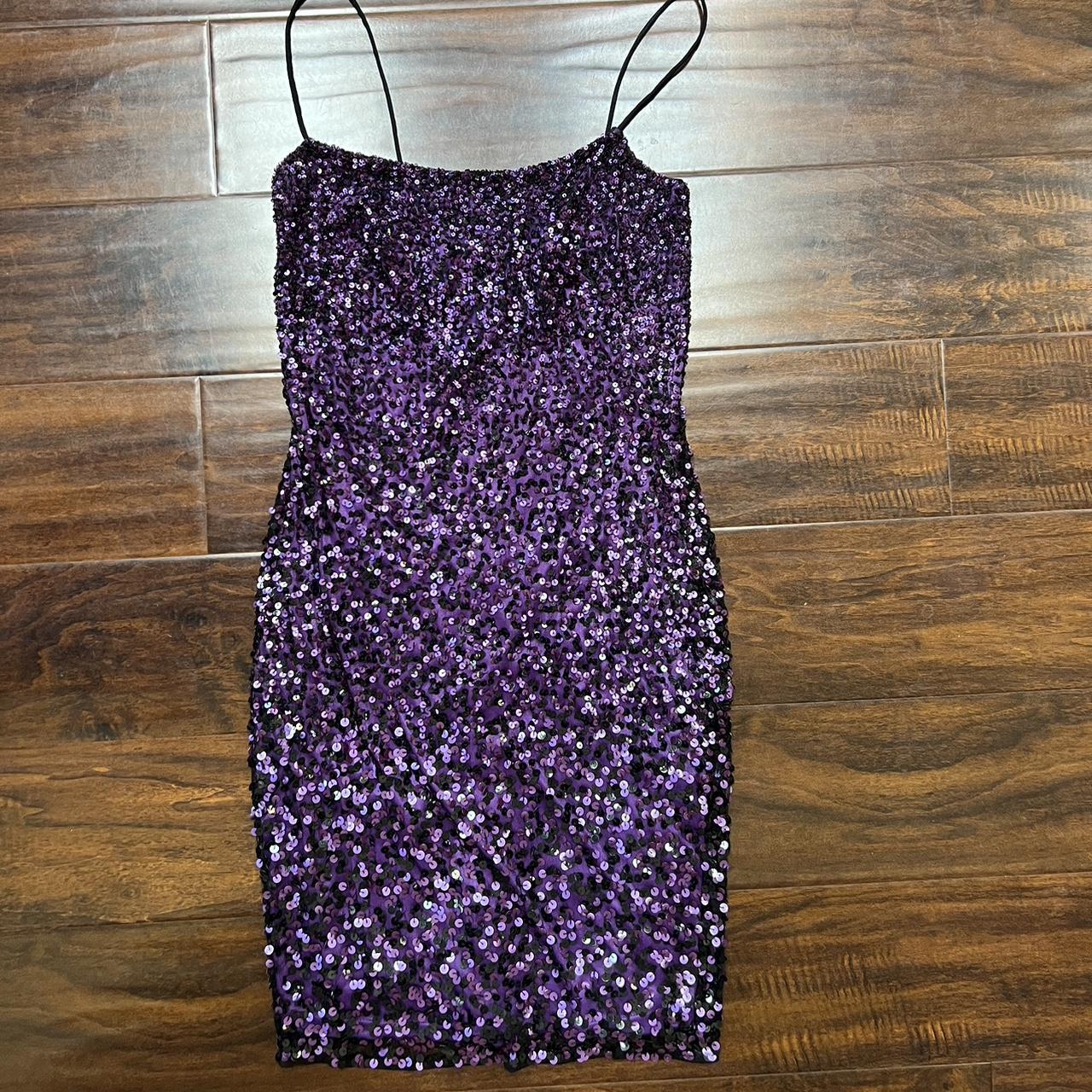 Aidan Mattox Women's Purple Dress