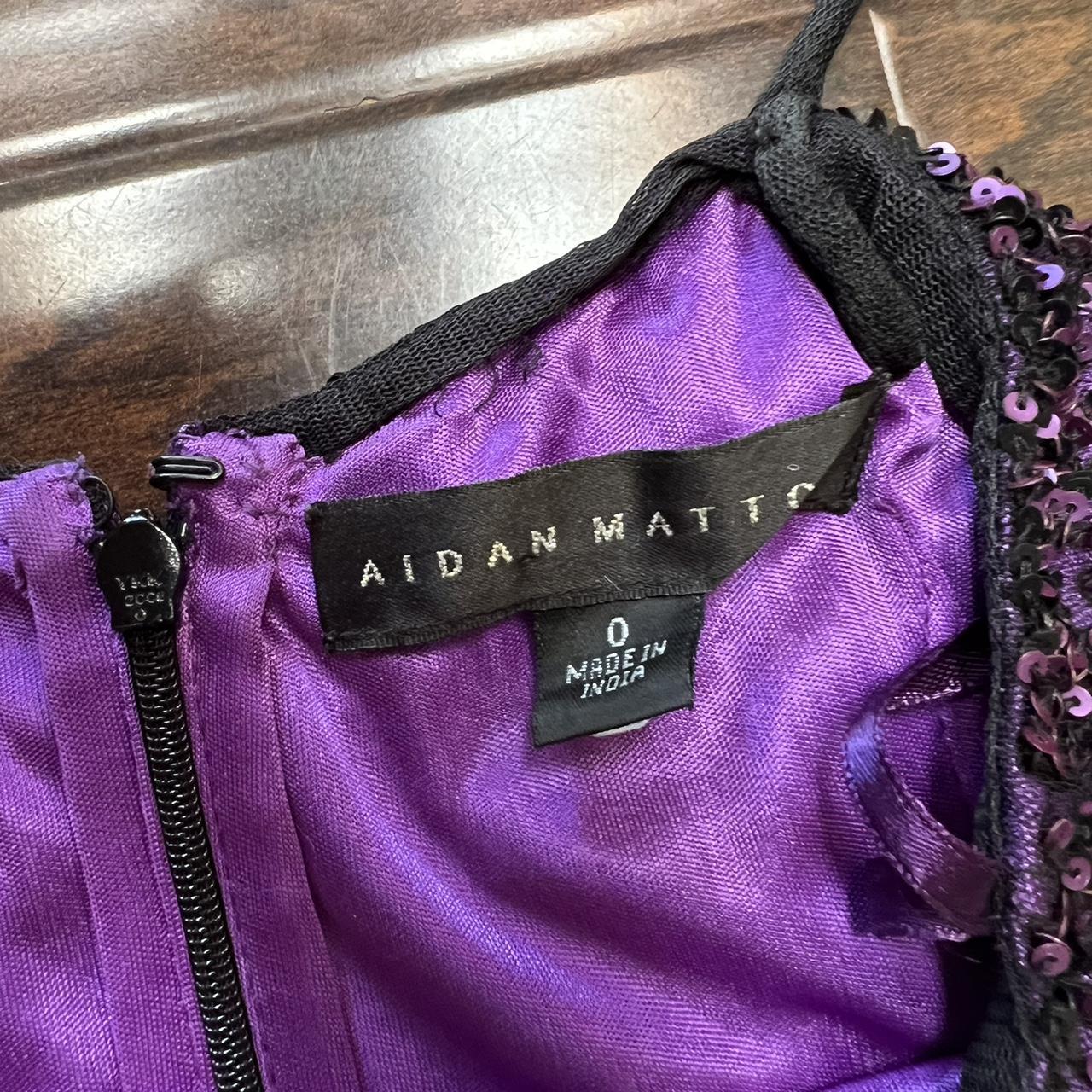 Aidan Mattox Women's Purple Dress (3)