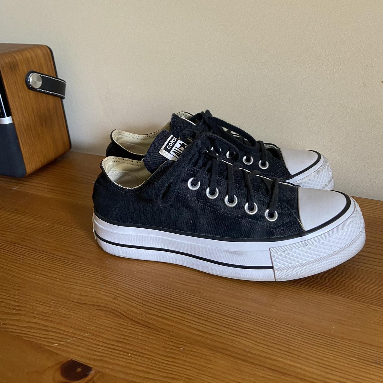 Platform converse size 4 best sale