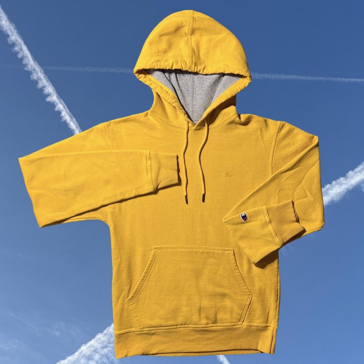 Yellow on sale blank hoodie