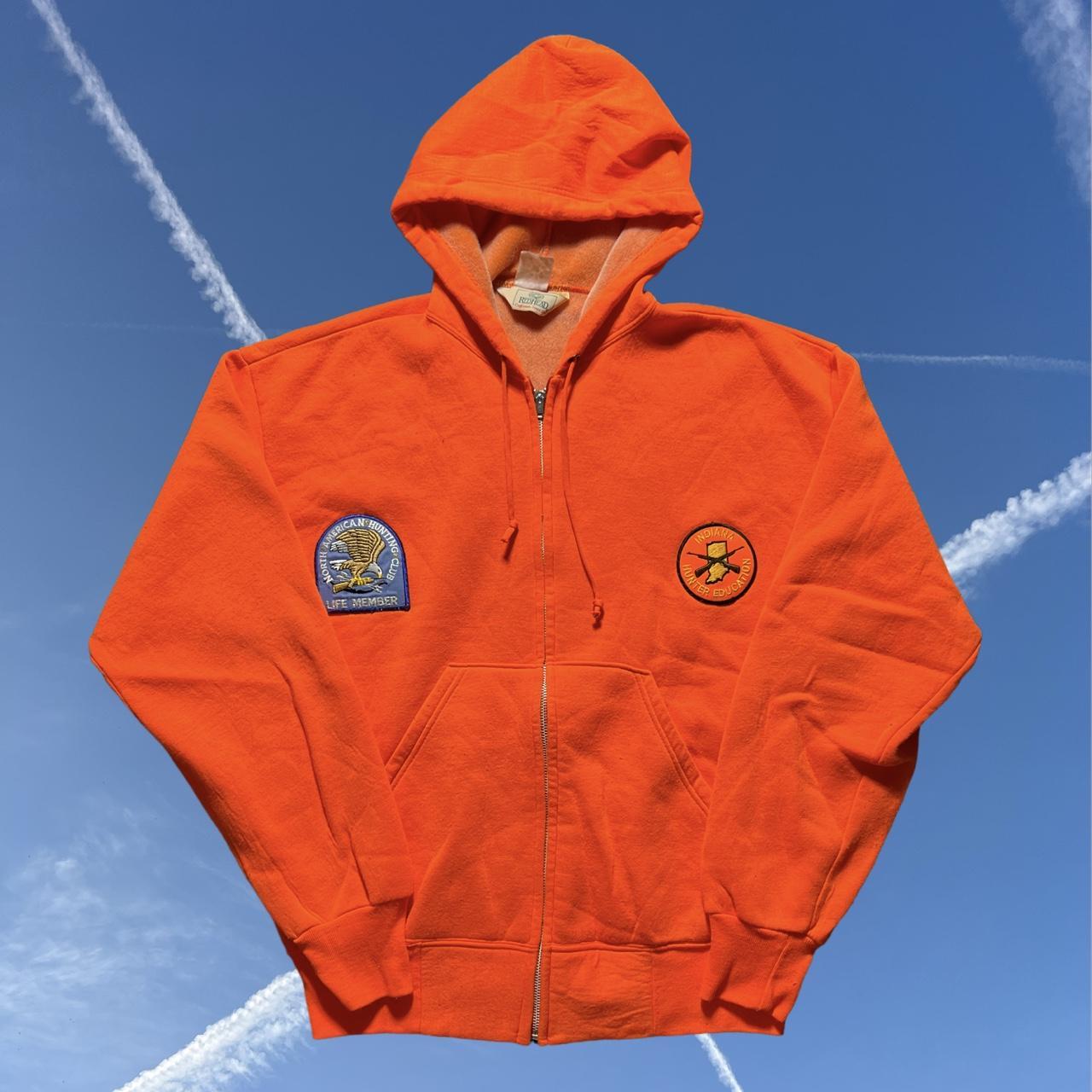 Hunter orange 2024 zip hoodie