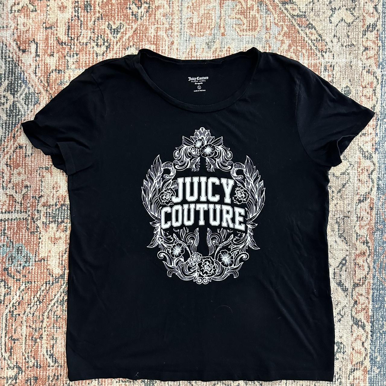 juicy couture black label t shirt