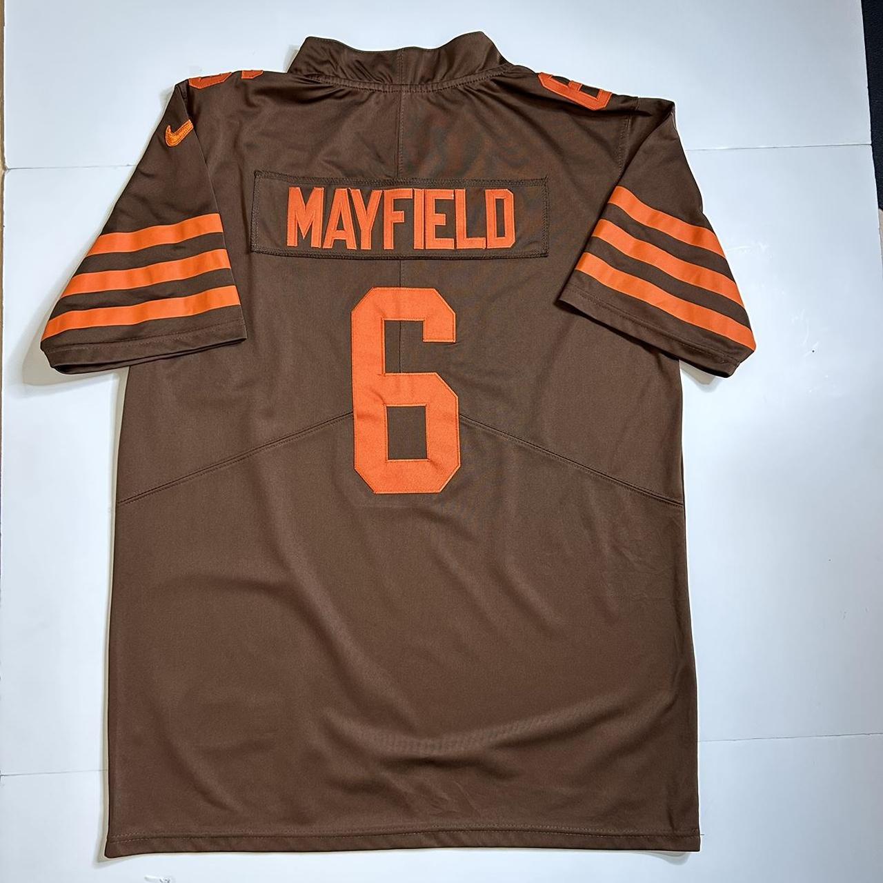 Nike Jersey Men’s Medium Cleveland Browns Baker Mayfield #6 Stitched On  Field