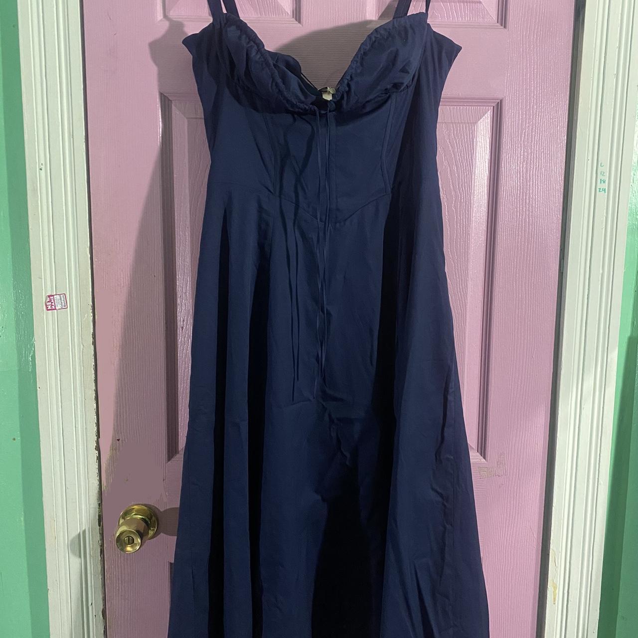 House of CB Women's Navy Dress | Depop