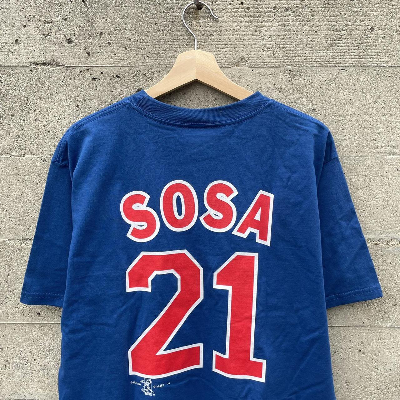 Sammy Sosa Chicago Cubs Jersey Starter Tee Super - Depop