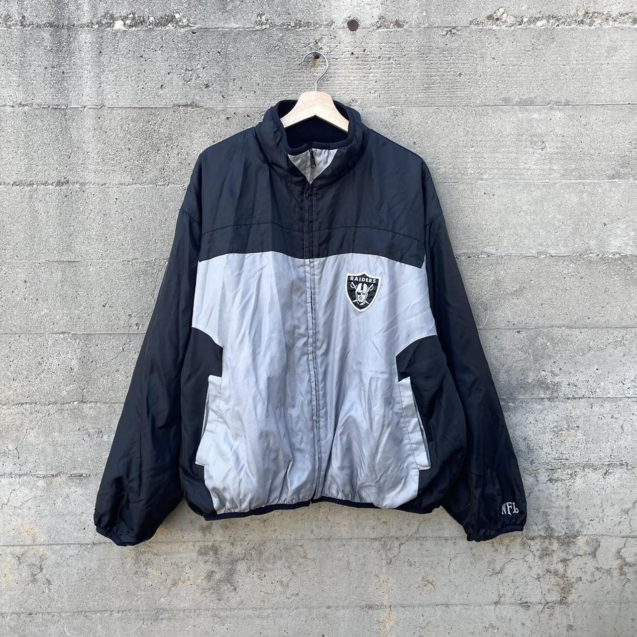 Vintage Reebok Oakland Raiders Puffer Jacket *may - Depop