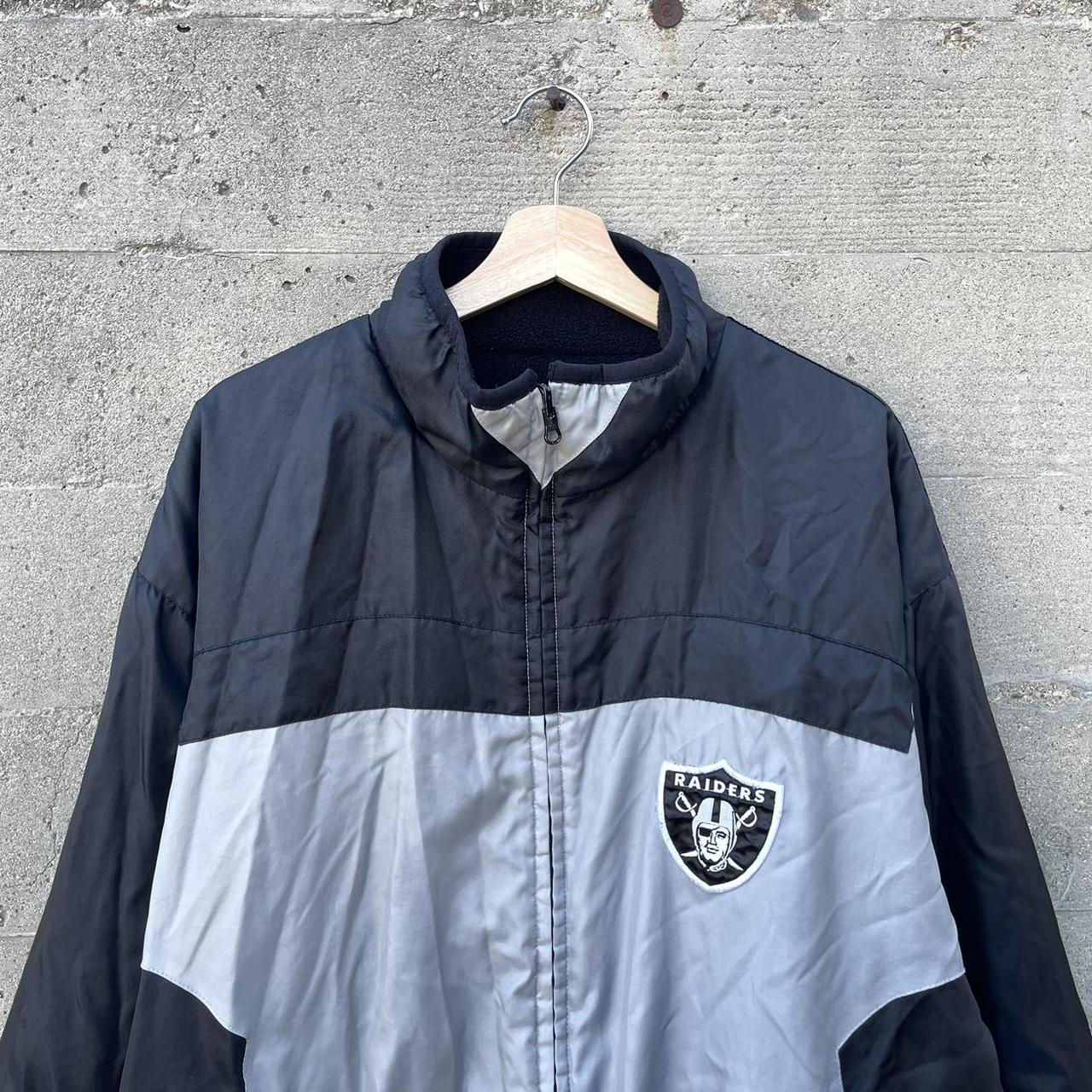 Vintage Reebok Oakland Raiders Puffer Jacket *may - Depop