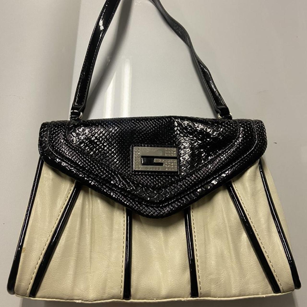 Guess Silvana Mini Faux Leather Bag in Black | Lyst