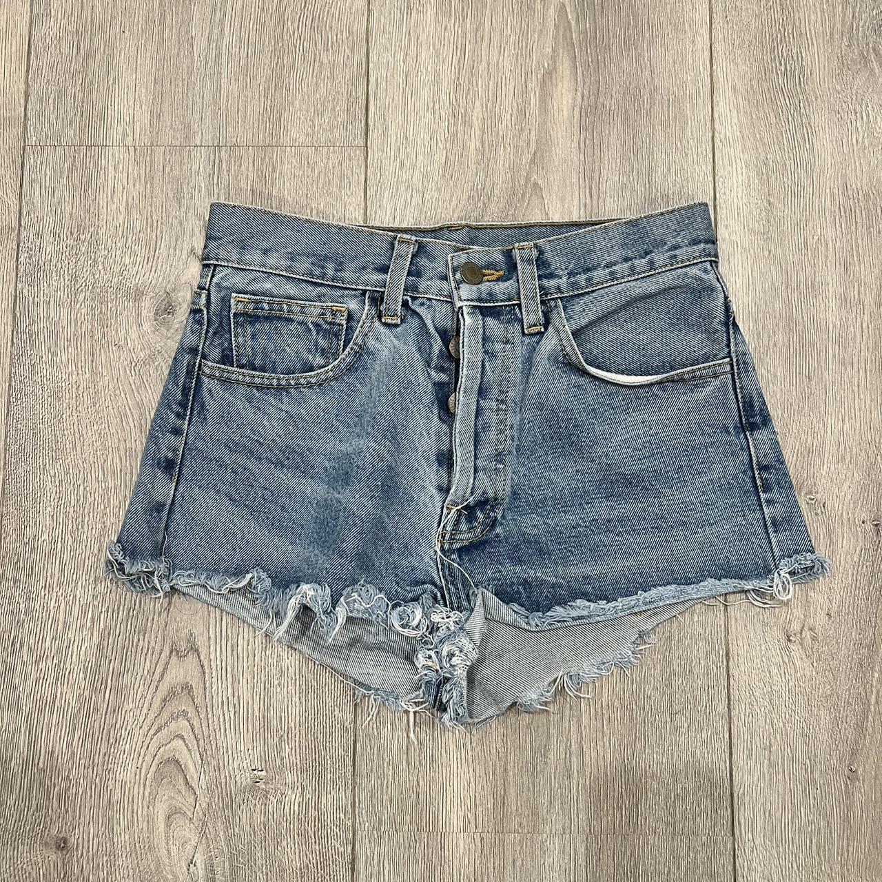 Brandy Melville Women's Shorts Blue XS – brandy melville