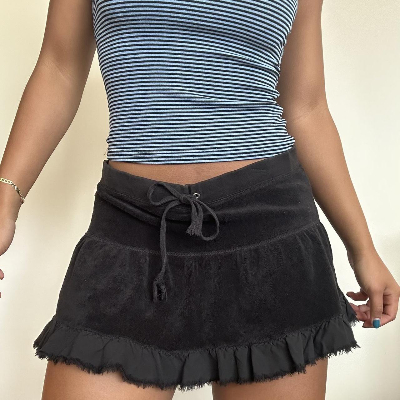 Juicy Couture Women's Black Skirt | Depop