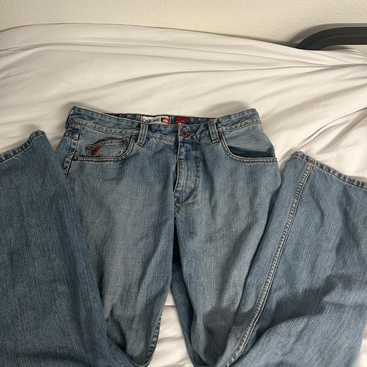 Quiksilver Women's Blue Jeans Depop