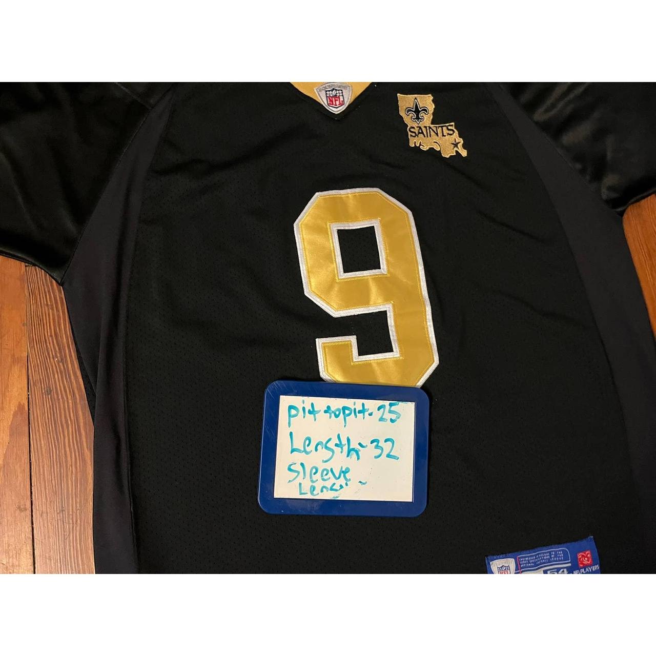 Reebok Drew Brees Jersey Boys XL Mens M New Orleans - Depop