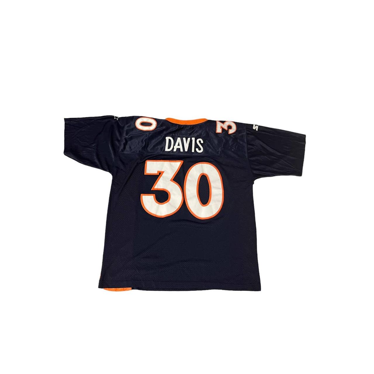 DENVER BRONCOS TERRELL DAVIS #30 STARTER BLUE JERSEY - Depop