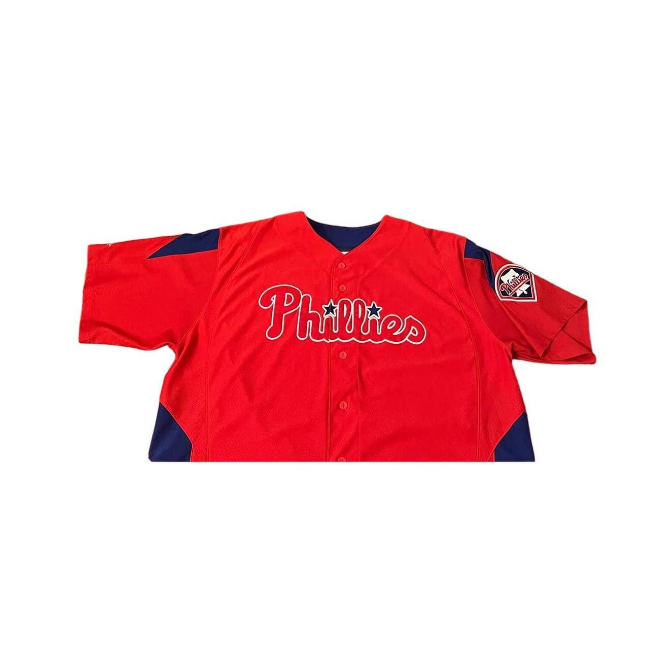 Majestic Mens 2XL Philadelphia Phillies Baseball - Depop