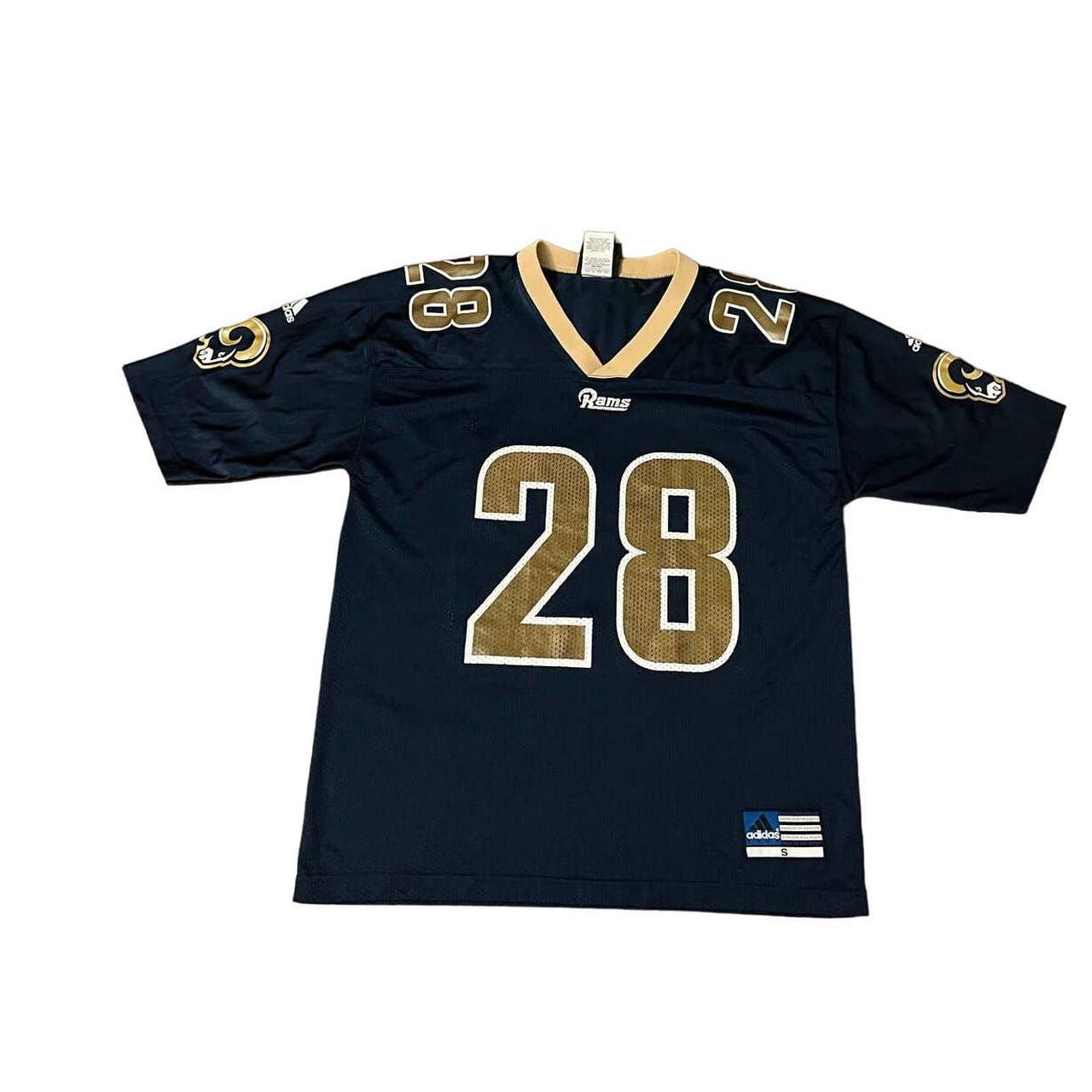 Mitchell & Ness Marshall Faulk Rams #28 Super Bowl  - Depop