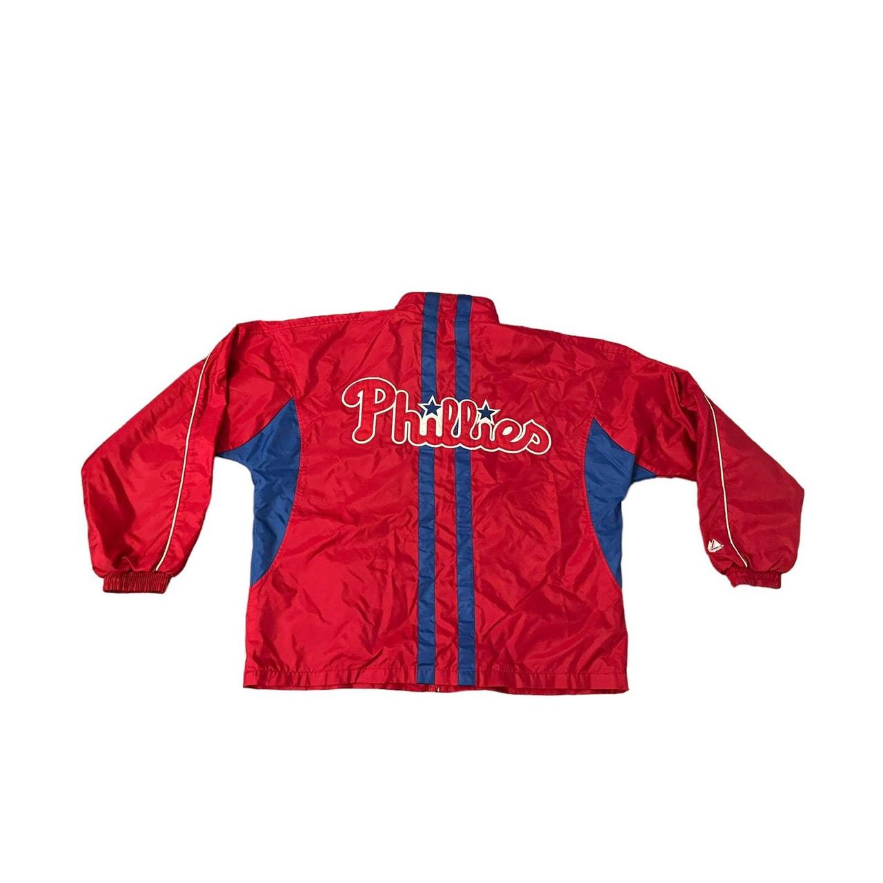 Vintage 1980s Majestic MLB Phillies Jersey Size: - Depop