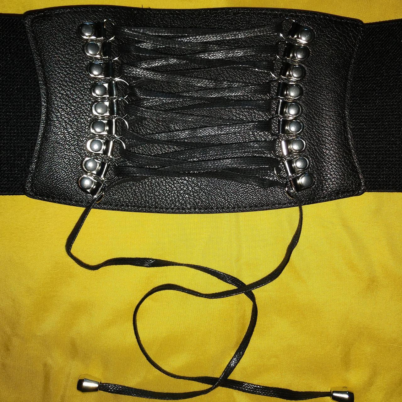 Women's Black Corset Depop