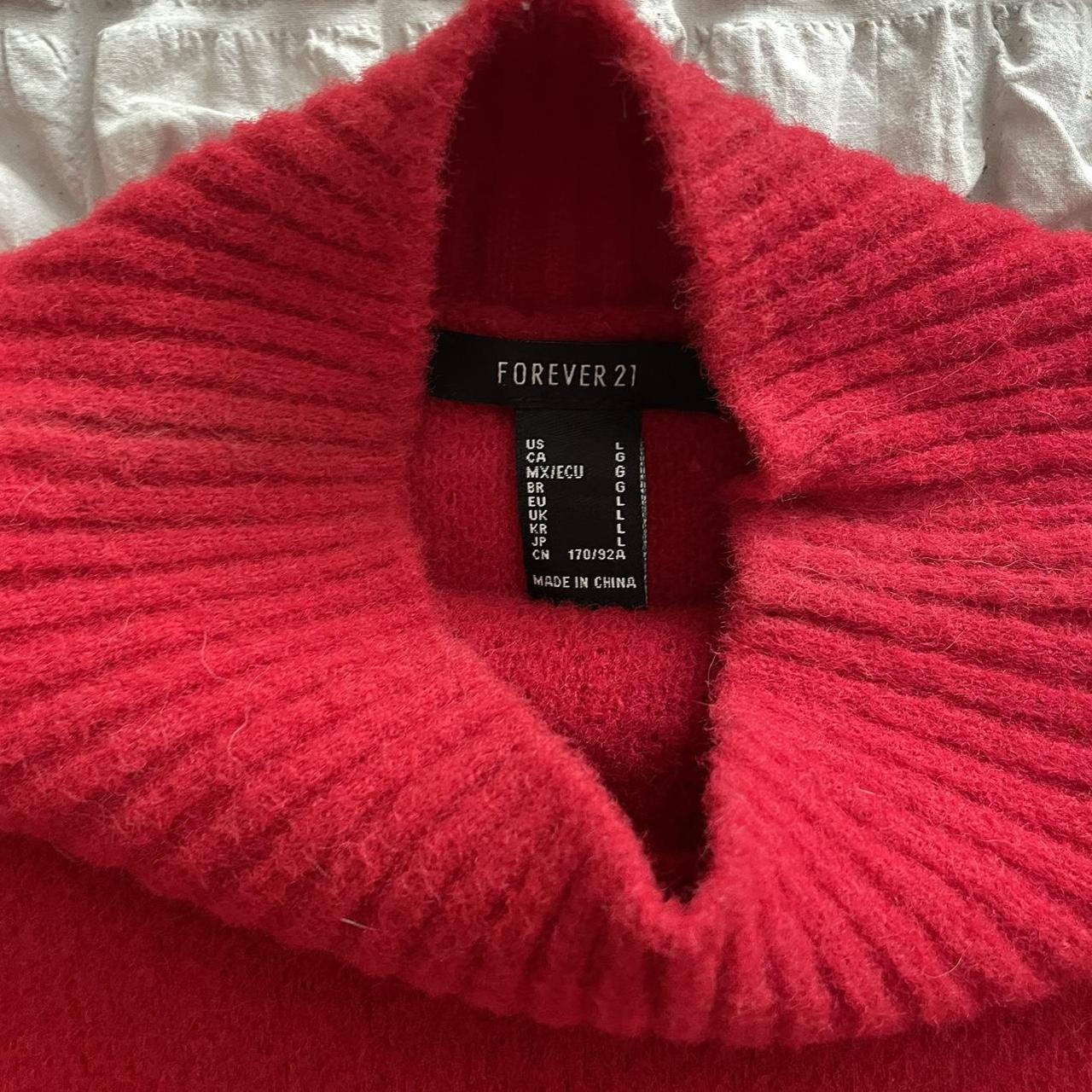 red nike mock turtleneck