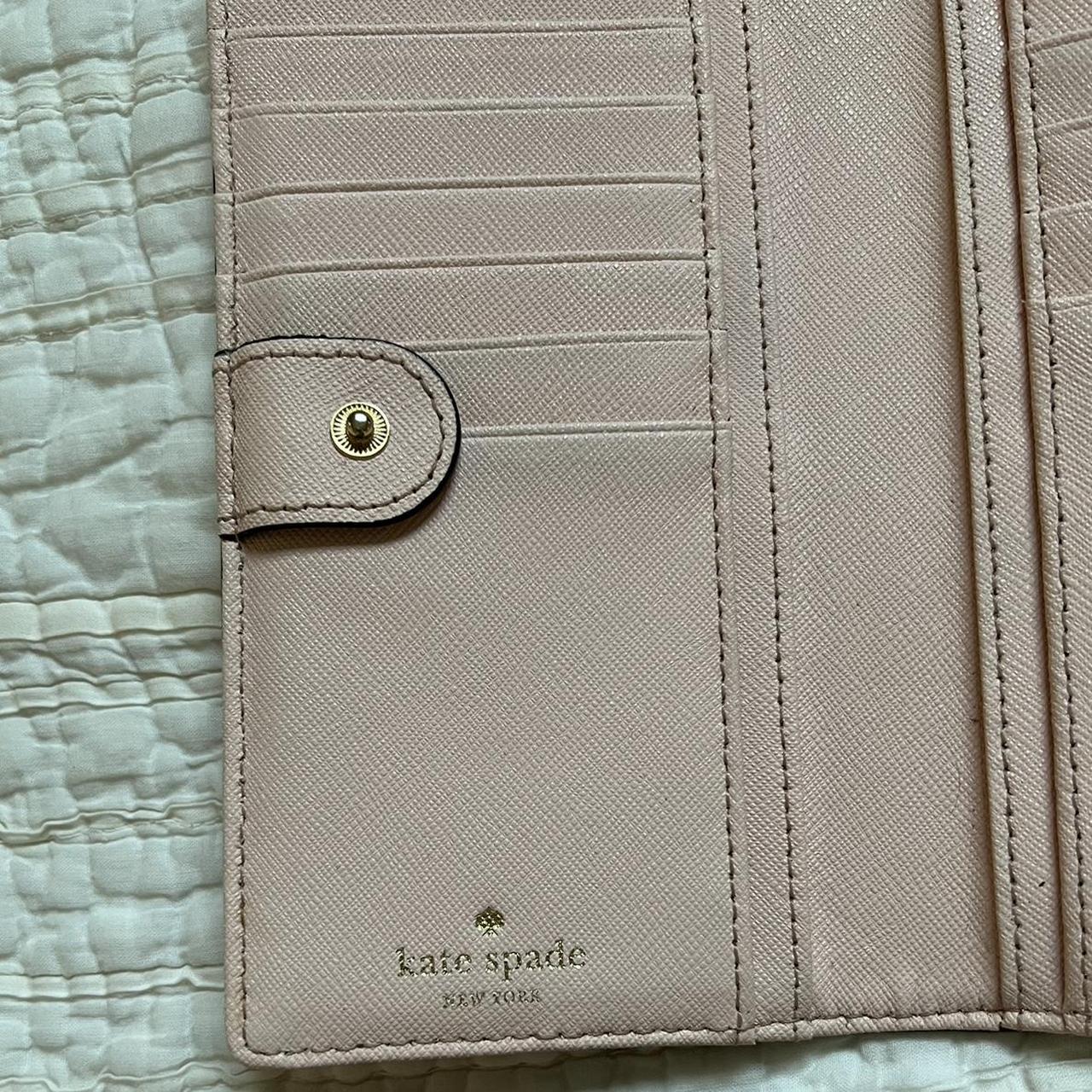 Kate Spade keychain wallet (red and pastel pink) - Depop