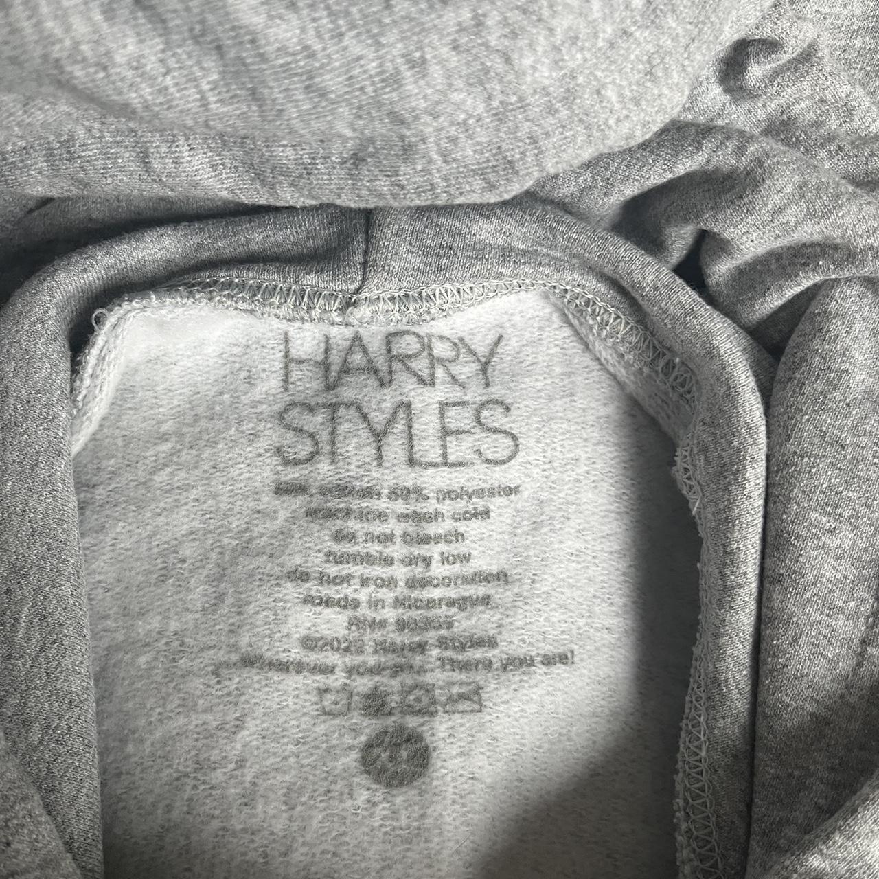 Harry Styles Grey Hoodie Official Merchandise Love... - Depop