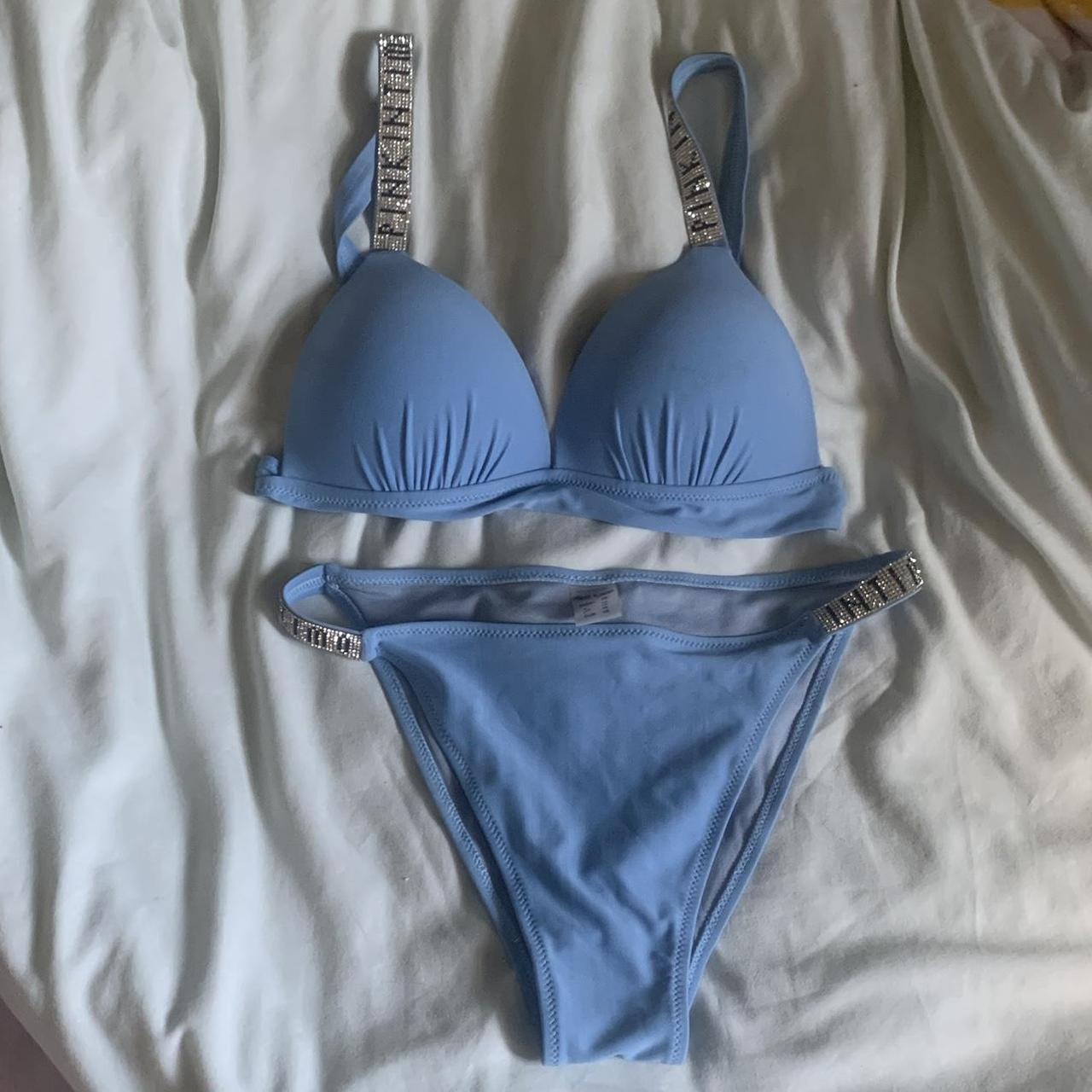 Pink gucci-bikini - Depop