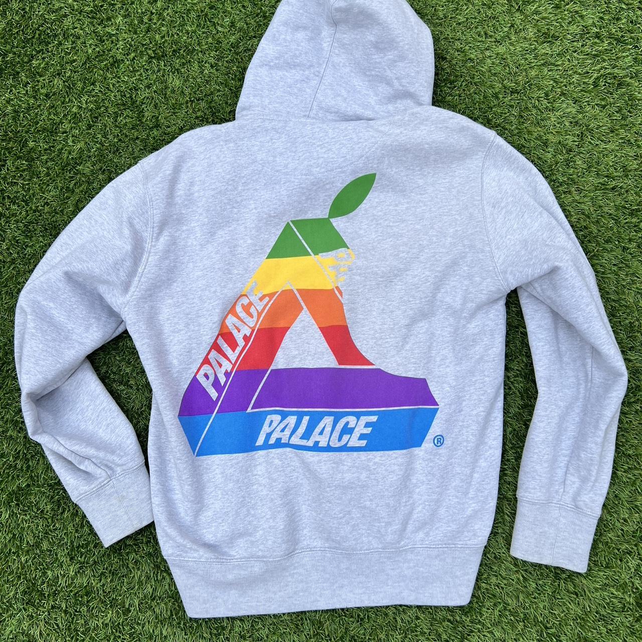 PALACE X receptacle APPLE HOODIE SIZE