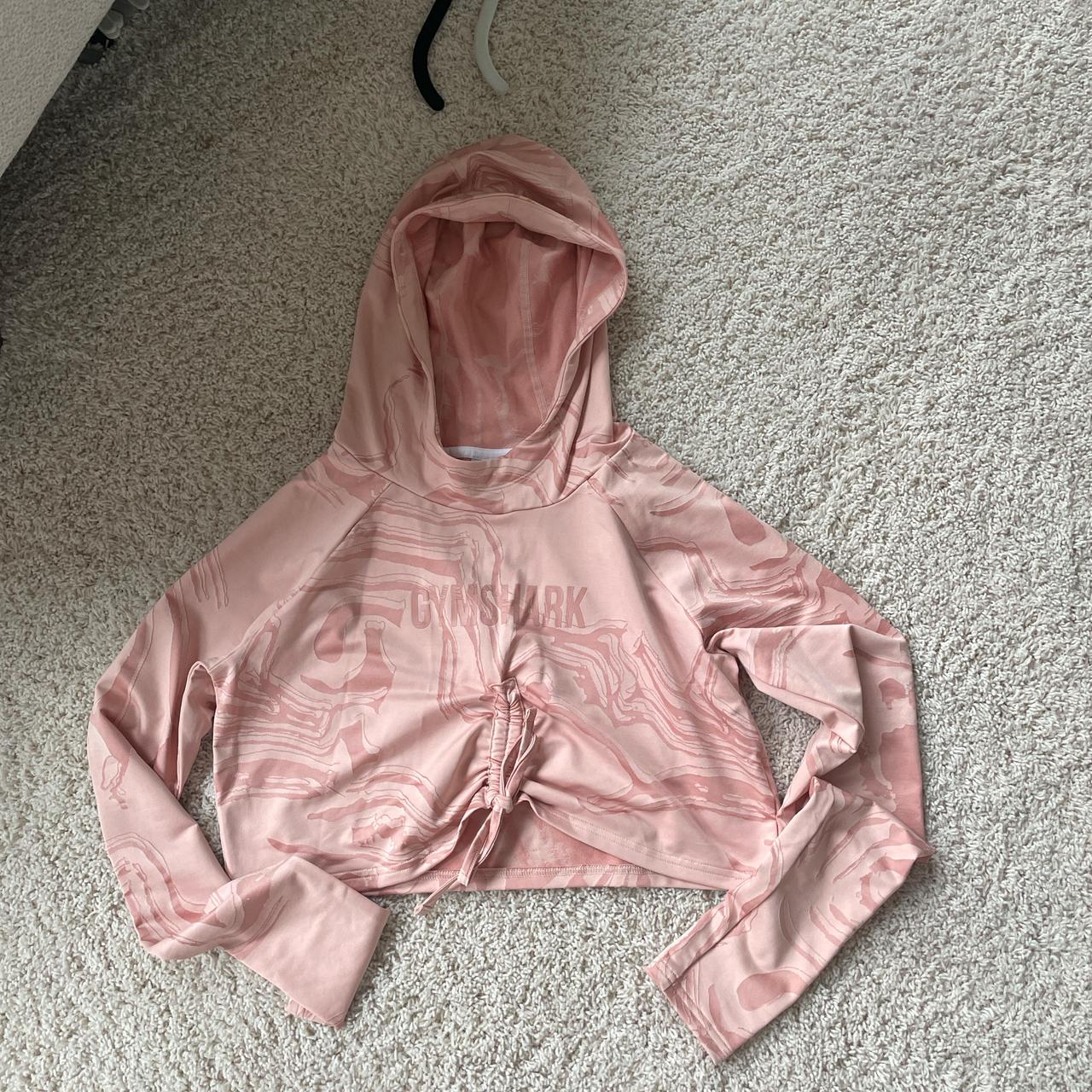 Gymshark cropped scrunch hoodie Only worn once