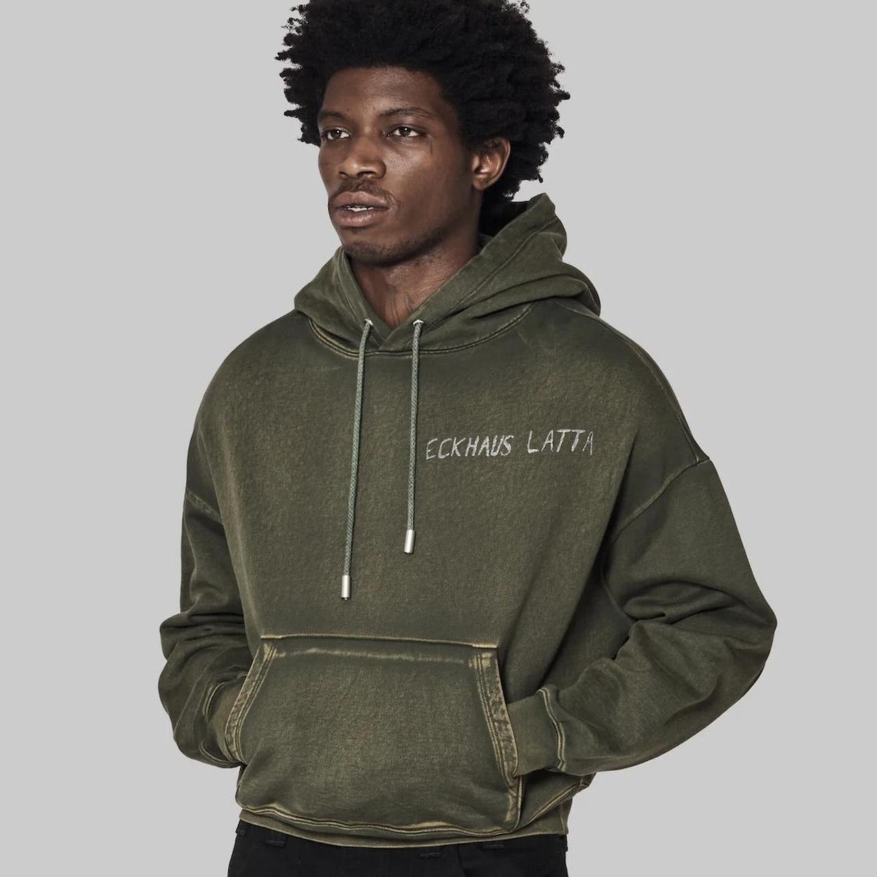 Eckhaus Latta HOODIE IN MOSS Sold out OUR Depop