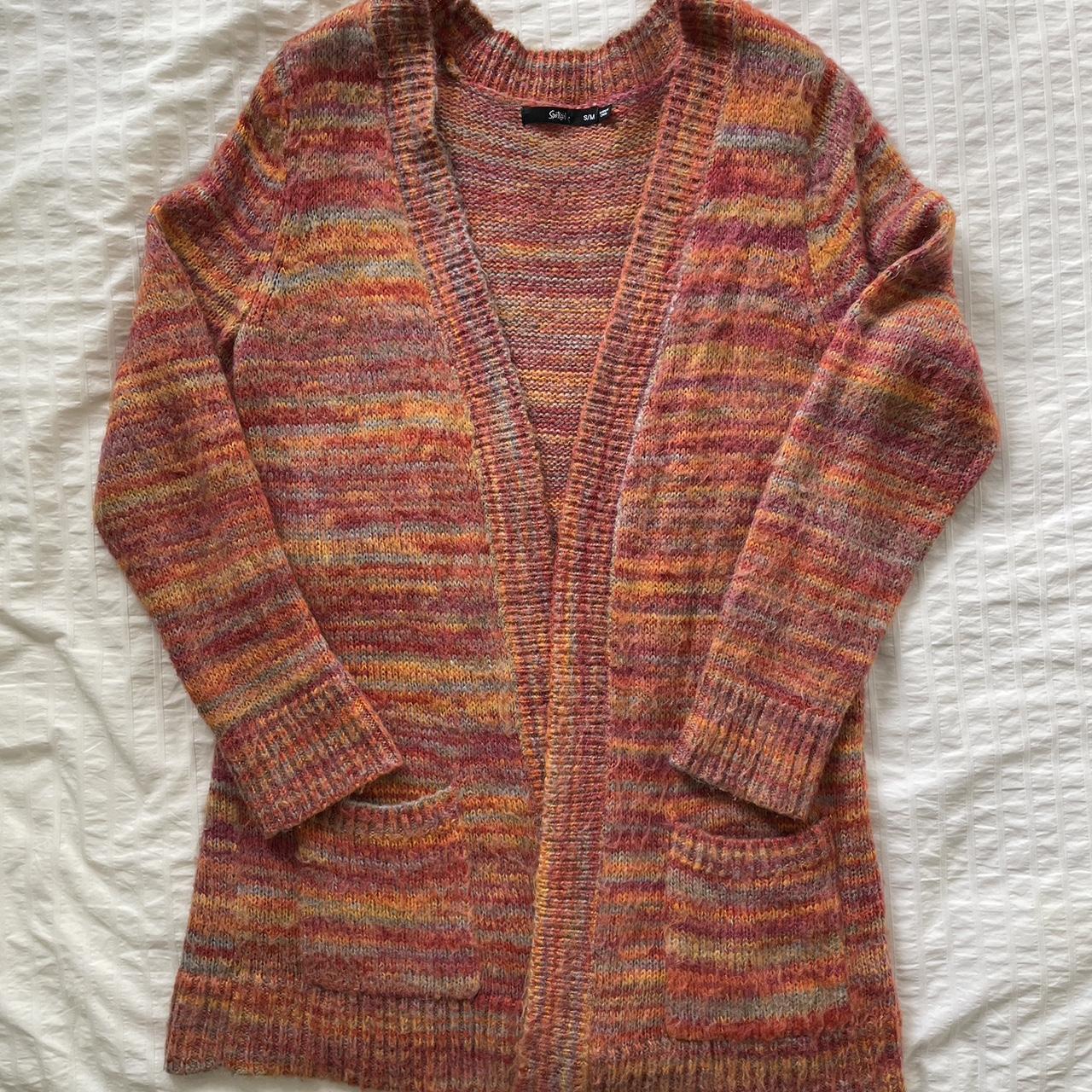 Sportsgirl rainbow cardigan Size S M Reminds me of. Depop