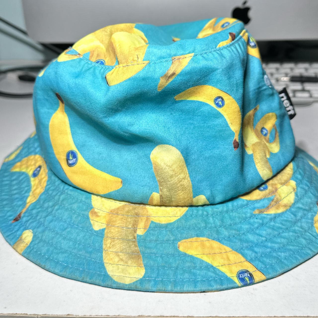 Neff - Blue Banana Bucket Hat One size fits most.... - Depop