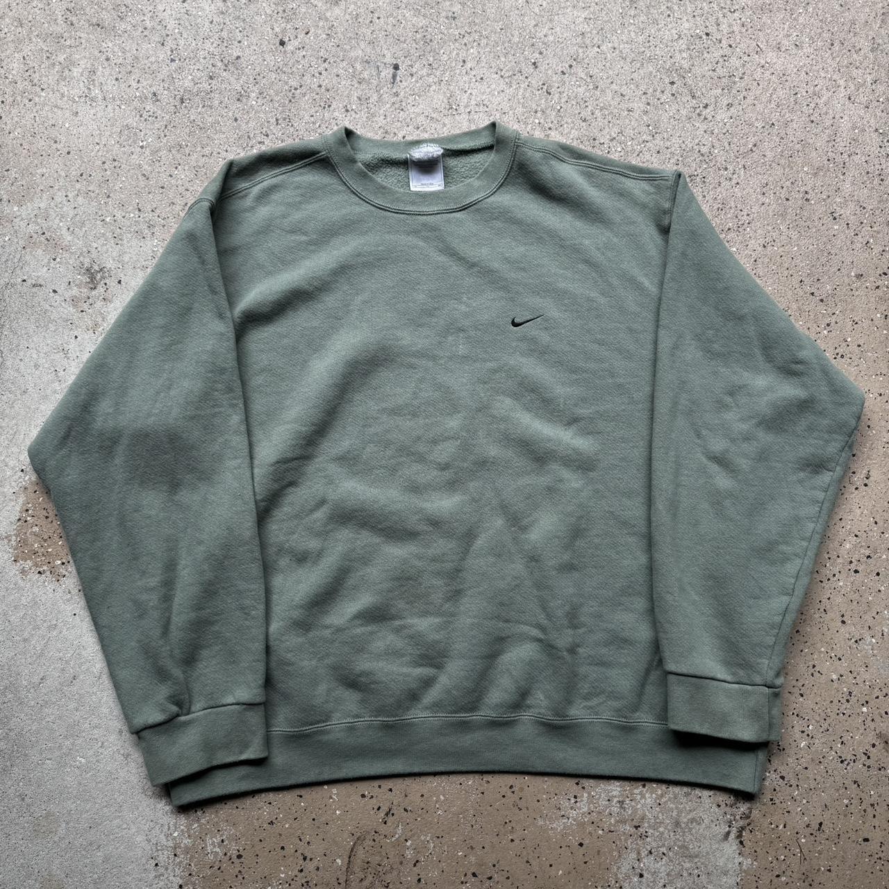 sage green nike shirt
