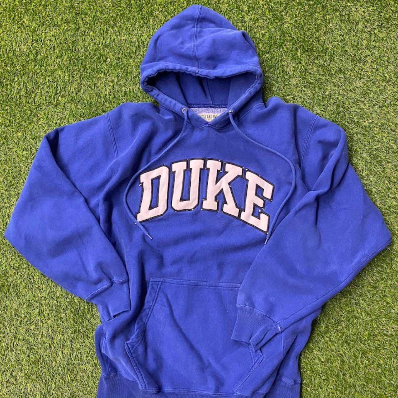 Vintage Duke University Hoodie - tagged size L fits... - Depop