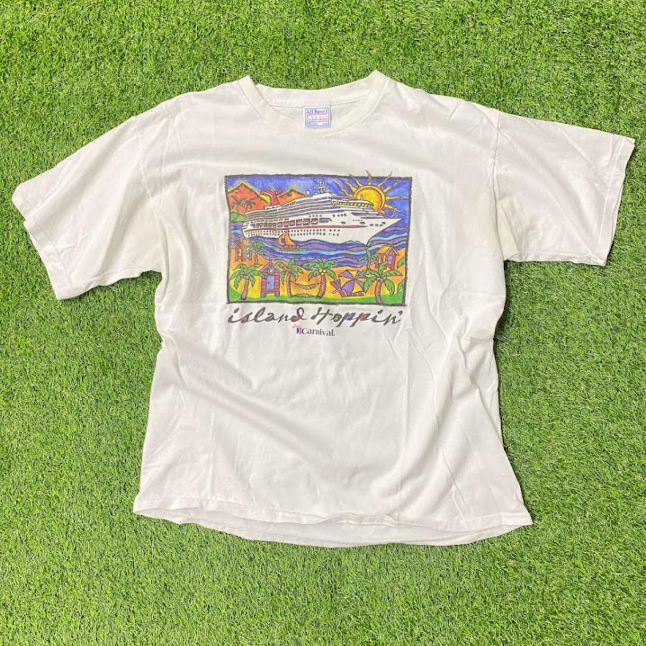 Vintage Carnival Cozumel Cruise Tee - Tagged Size - Depop