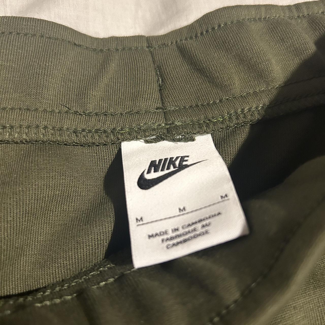 Dark Green Nike Tech Fleece Joggers. Size Medium... Depop