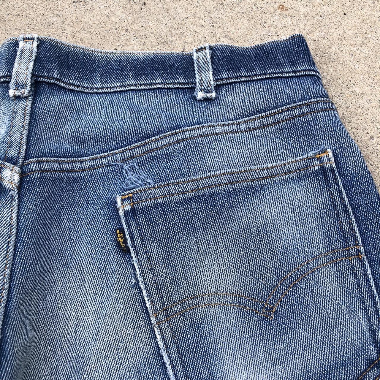 Vintage 80s Levi’s blue tab straight leg jeans size... - Depop