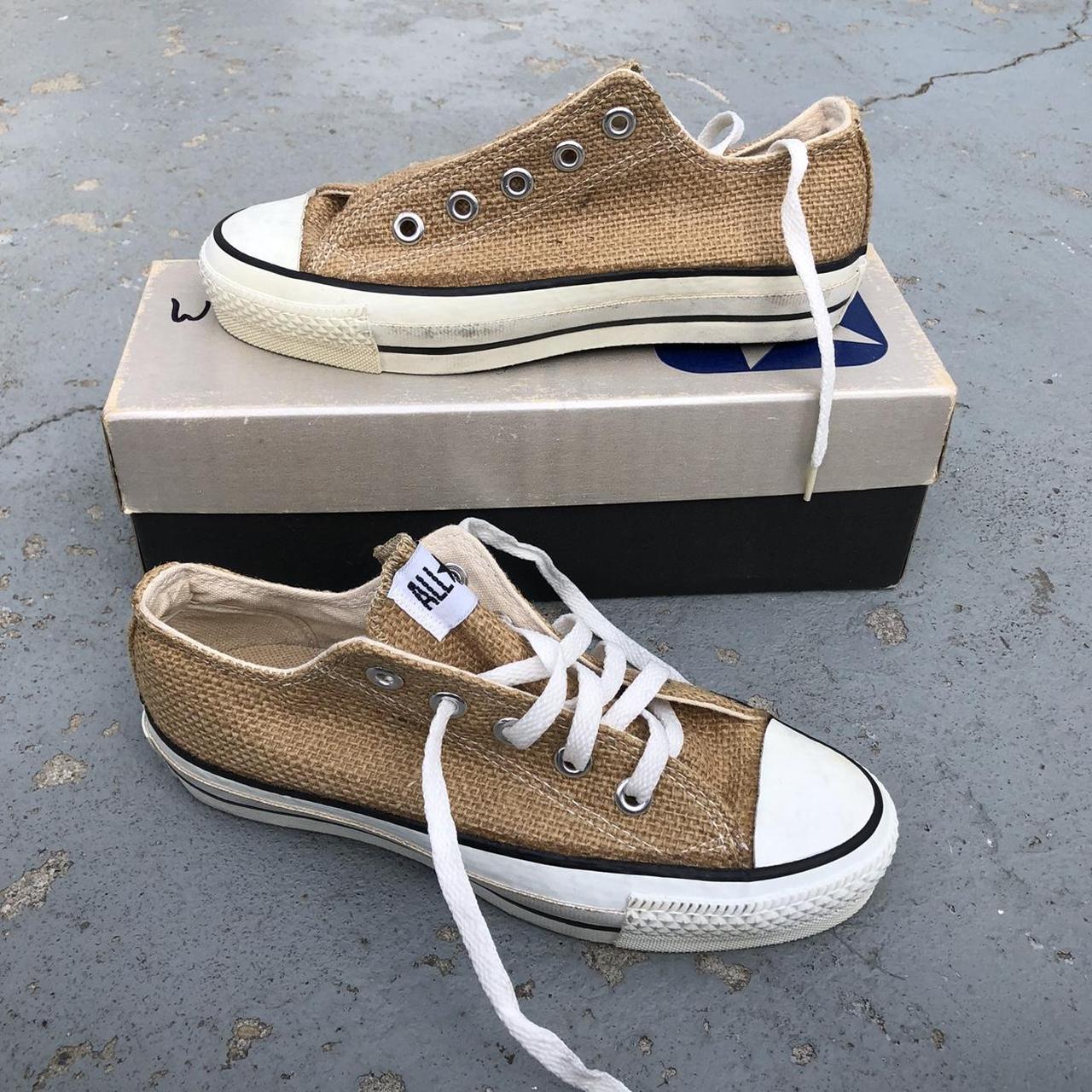 Vintage 90s deadstock hemp converse size women’s 5 🌟...