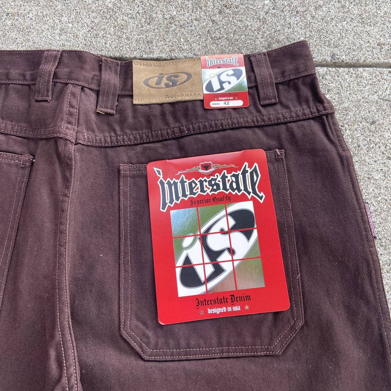 Deadstock 90s interstate baggy skate jeans size 42”... - Depop