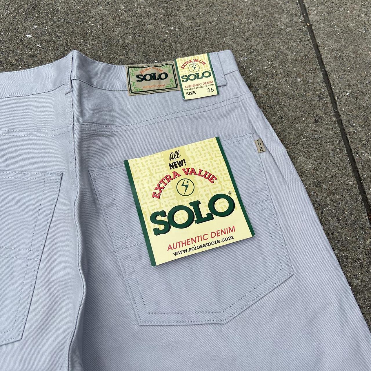 Deadstock 90s solo Seymour baggy jeans size 36 X 32... - Depop