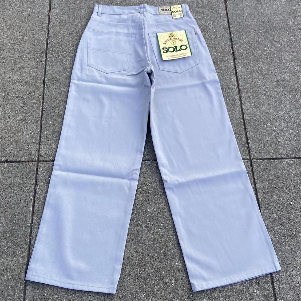 SOLO ￼SEMORE white denim pants（SOLO SEMORE[DENIM]WASH BLUE